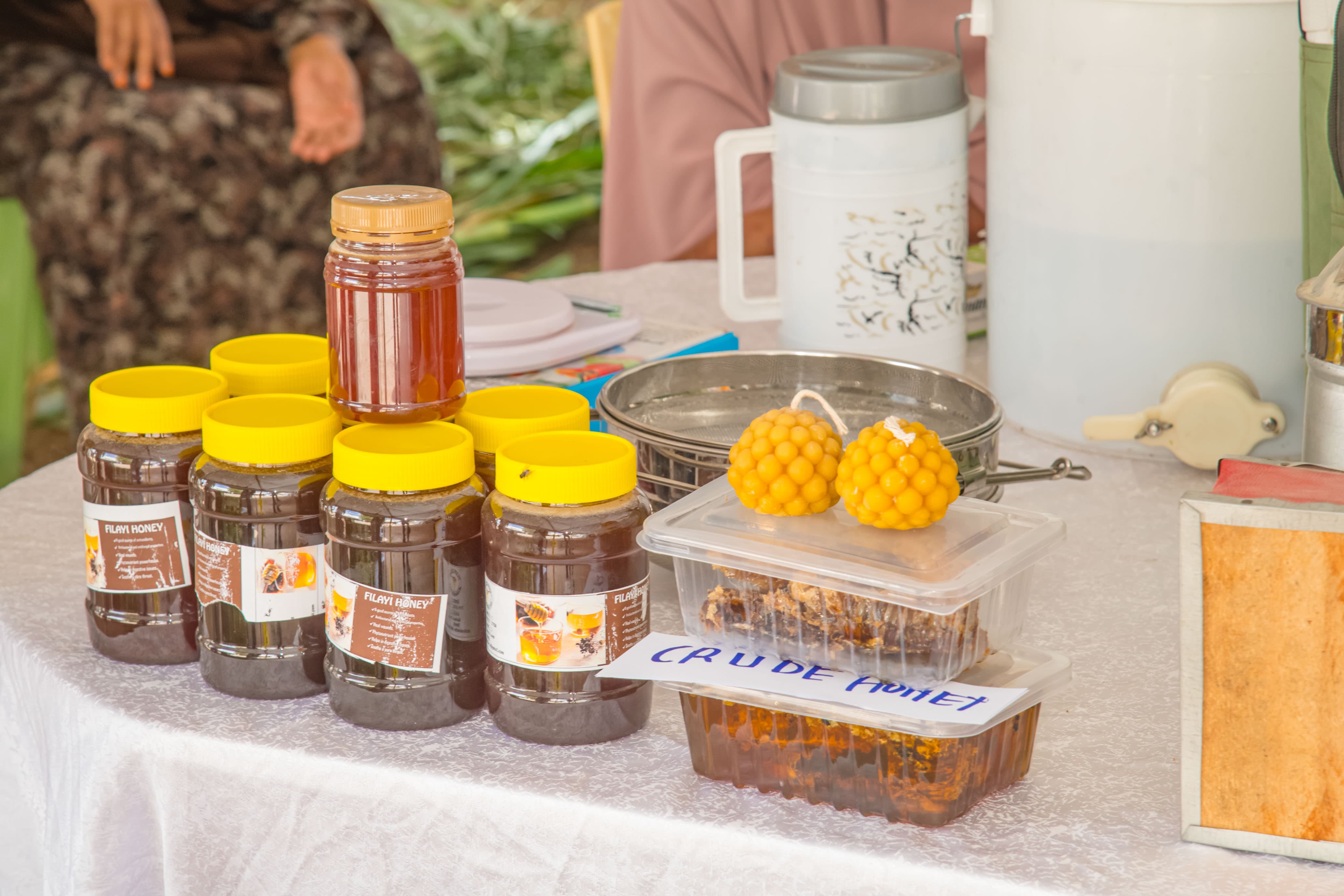 Filayi Honey jars and beeswax candles