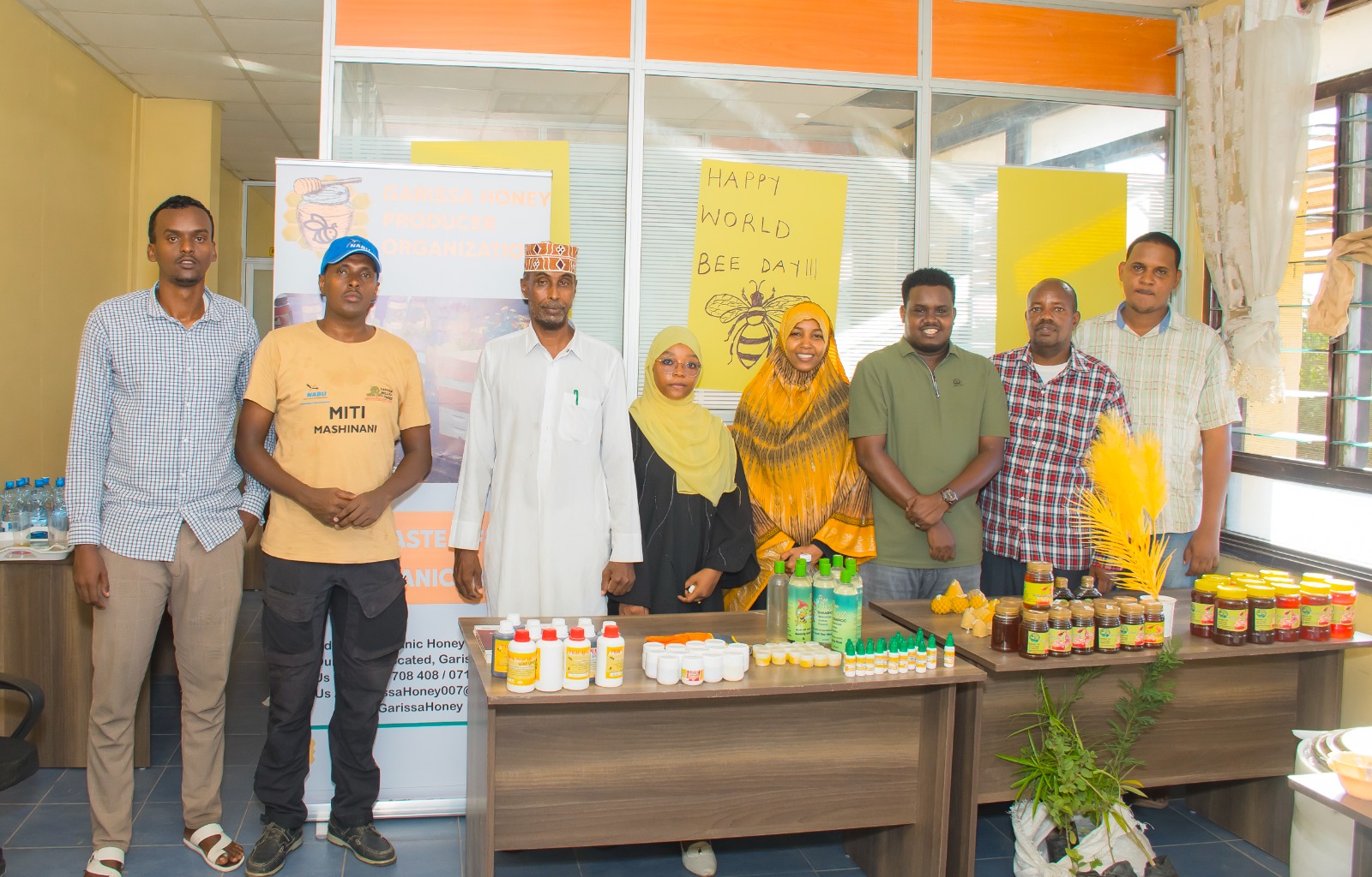 Garissa Honey Producers team at World Bee Day